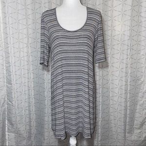 American Apparel Stripped T Shirt Dress Sz S